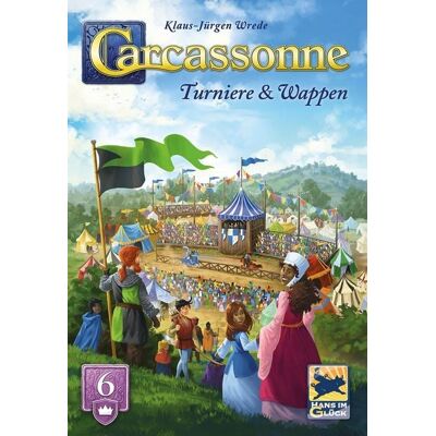 Asmodee Hans im Glück HIGD0136 - Carcassonne, Turniere & Wappen (Auflage 2025), 6. Erweiterung Asmodee Hans im Glück HIGD0136 - Carcassonne, Turniere & Wappen (Auflage 2025), 6. Erweiterung
