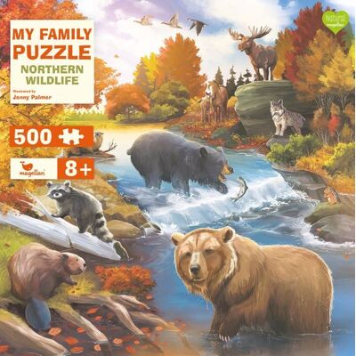 Magellan My Family Puzzle - Nordliche Tierwelt - 500 Teile Magellan My Family Puzzle - Nordliche Tierwelt - 500 Teile
