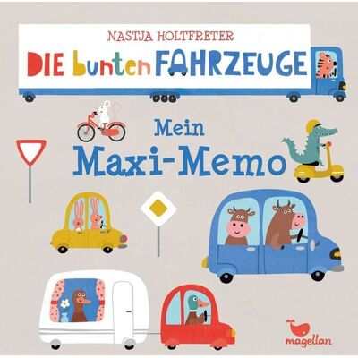 Magellan Verlag Buch - Die bunten Fahrzeuge: Mein Maxi-Memo - Memory Game Magellan Verlag Buch - Die bunten Fahrzeuge: Mein Maxi-Memo - Memory Game