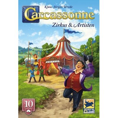 Asmodee Hans im Glück HIGD0140 - Carcassonne, Zirkus & Artisten (Auflage 2025), 10. Erweiterung Asmodee Hans im Glück HIGD0140 - Carcassonne, Zirkus & Artisten (Auflage 2025), 10. Erweiterung