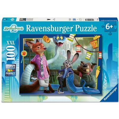 Ravensburger Verlag GmbH Kinderpuzzle 100 XXL Teile - Zurück in Zoomania Ravensburger Verlag GmbH Kinderpuzzle 100 XXL Teile - Zurück in Zoomania
