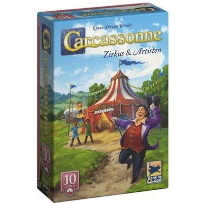 Asmodee Carcassonne - Erweiterung 10 Zirkus & Artisten (v3.1) DE Asmodee Carcassonne - Erweiterung 10 Zirkus & Artisten (v3.1) DE