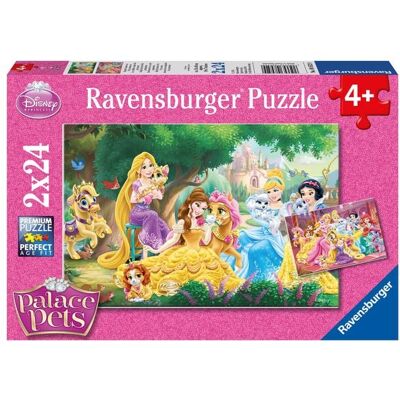 Ravensburger Verlag GmbH Puzzle Ravensburger Beste Freunde der Prinzessinnen 2 X 24 Teile Ravensburger Verlag GmbH Puzzle Ravensburger Beste Freunde der Prinzessinnen 2 X 24 Teile