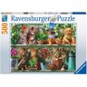 Puzzle Ravensburger Katzen im Regal 500 Teile