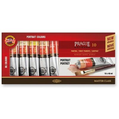 KOH-I-NOOR Portrait-Set PRAG, 10 × 40 ml KOH-I-NOOR Portrait-Set PRAG, 10 × 40 ml