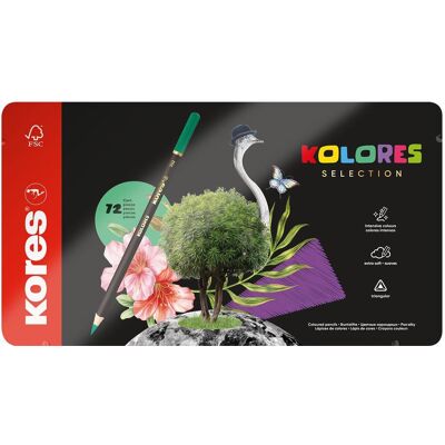 KORES KOLORES SELECTION 72-Farben-Set - Bleistifte KORES KOLORES SELECTION 72-Farben-Set - Bleistifte