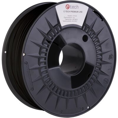 C-TECH Filament PREMIUM LINE PA6 Transport schwarz RAL9017 C-TECH Filament PREMIUM LINE PA6 Transport schwarz RAL9017