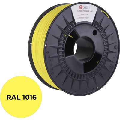 C-TECH Filament PREMIUM LINE PLA schwefelgelb RAL1016 C-TECH Filament PREMIUM LINE PLA schwefelgelb RAL1016