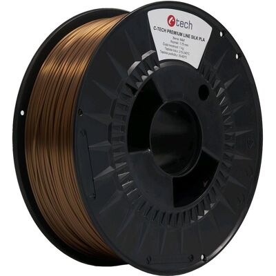 C-TECH Filament PREMIUM LINE PLA Silk kupfer C-TECH Filament PREMIUM LINE PLA Silk kupfer