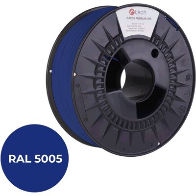 Filament C-TECH PREMIUM LINE TPU 90A flexibel signalblau RAL5005 Filament C-TECH PREMIUM LINE TPU 90A flexibel signalblau RAL5005