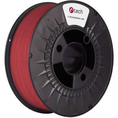 Filament C-TECH ESSENTIAL LINE, PETG, rot, 1,75mm, 1kg Filament C-TECH ESSENTIAL LINE, PETG, rot, 1,75mm, 1kg