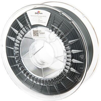 Filament Spectrum Premium PET-G 1.75mm Anthracite Grey 1Kg Filament Spectrum Premium PET-G 1.75mm Anthracite Grey 1Kg
