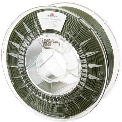 Filament Spectrum Premium PET-G 1.75mm Olive Green 1Kg Filament Spectrum Premium PET-G 1.75mm Olive Green 1Kg
