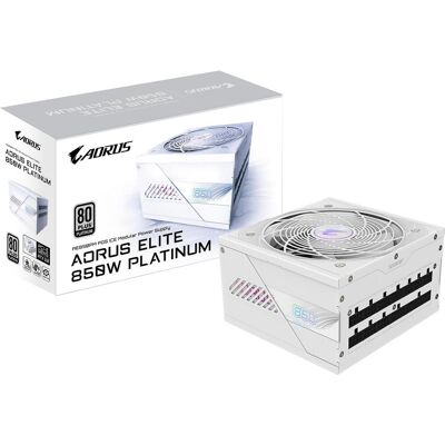 GIGABYTE AORUS ELITE P850W 80+ Platinum Modular PCIe 5.0 ICE GIGABYTE AORUS ELITE P850W 80+ Platinum Modular PCIe 5.0 ICE