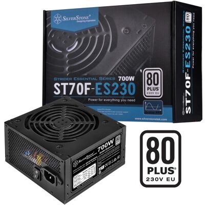 Silverstone Strider Essential 80Plus ST70F-ES230 700W PC-Netzteil Silverstone Strider Essential 80Plus ST70F-ES230 700W PC-Netzteil