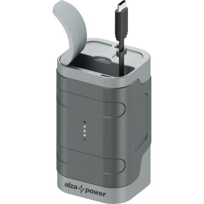 AlzaPower Adventure 10000mAh Power Delivery (45W) grau AlzaPower Adventure 10000mAh Power Delivery (45W) grau