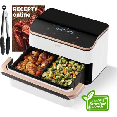Cosori TF101S Dual Blaze TwinFry 10 l weiß Cosori TF101S Dual Blaze TwinFry 10 l weiß