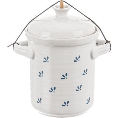 Orion Topf für Essiggurken 2,8 l BLAUWEISS Orion Topf für Essiggurken 2,8 l BLAUWEISS