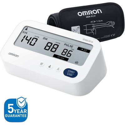 OMRON M3 Comfort AFib + 5 Jahre erweiterte Garantie OMRON M3 Comfort AFib + 5 Jahre erweiterte Garantie