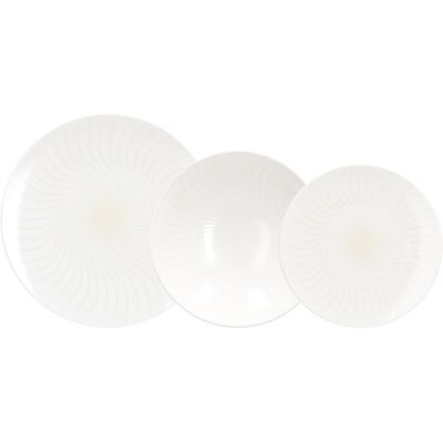 Tognana Andrea Fontebasso IVORY Esstischset 12-teilig Tognana Andrea Fontebasso IVORY Esstischset 12-teilig