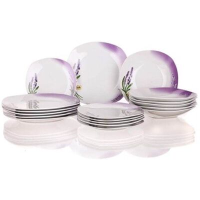 BANQUET Esstischset 18tlg. LAVENDER A02563 BANQUET Esstischset 18tlg. LAVENDER A02563