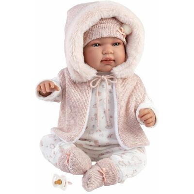 Llorens 84486 New Born - realistische Babypuppe mit Geräuschen und weichem Stoffkörper - 44 cm Llorens 84486 New Born - realistische Babypuppe mit Geräuschen und weichem Stoffkörper - 44 cm