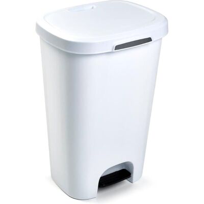 Plastic Forte Abfallbehälter 50 l mit Pedal weiß Plastic Forte Abfallbehälter 50 l mit Pedal weiß