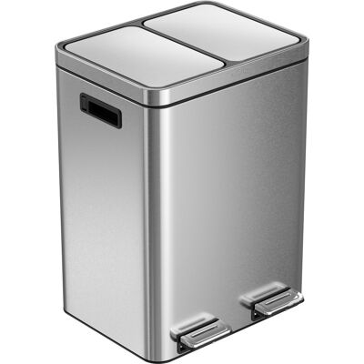 Siguro Smart2Sort Abfallbehälter, 2 Behälter für Mülltrennung, 2 x 20 l Siguro Smart2Sort Abfallbehälter, 2 Behälter für Mülltrennung, 2 x 20 l
