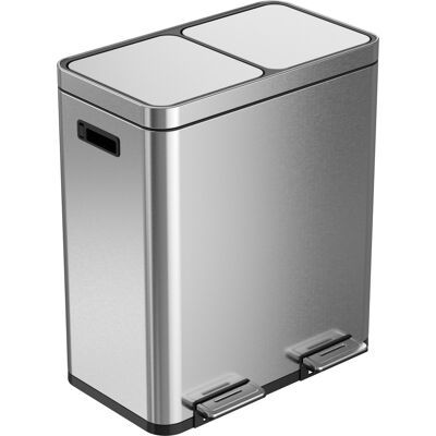 Siguro Smart2Sort Abfallbehälter, 2 Behälter für Trennmüll, 2 x 30 l Siguro Smart2Sort Abfallbehälter, 2 Behälter für Trennmüll, 2 x 30 l