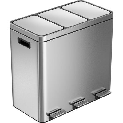 Siguro SmartSort Abfallbehälter, 3 Behälter für Mülltrennung, 3 x 20 l Siguro SmartSort Abfallbehälter, 3 Behälter für Mülltrennung, 3 x 20 l