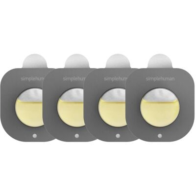 Simplehuman Geruchsabsorber für die Mülltonne, 4 × Ersatzkapseln Simplehuman Geruchsabsorber für die Mülltonne, 4 × Ersatzkapseln
