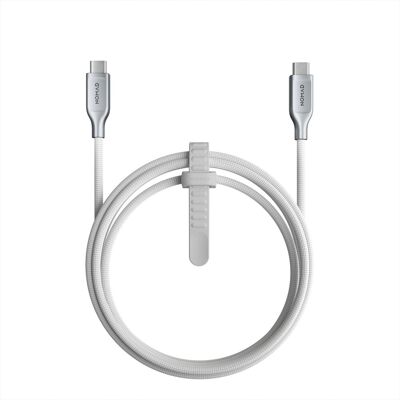 Nomad Kevlar Cable USB-C to USB-C 1.5m White Nomad Kevlar Cable USB-C to USB-C 1.5m White