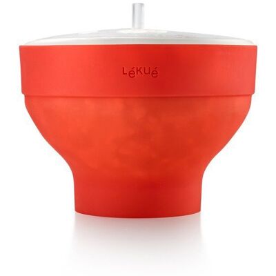 Lekue Mikrowellen-Popcornmaschine - Platzsparend, Hitzebeständiges Silikon, 2,8L Lekue Mikrowellen-Popcornmaschine - Platzsparend, Hitzebeständiges Silikon, 2,8L