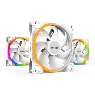 Be quiet! Light Wings White 140mm PWM Triple Pack Be quiet! Light Wings White 140mm PWM Triple Pack
