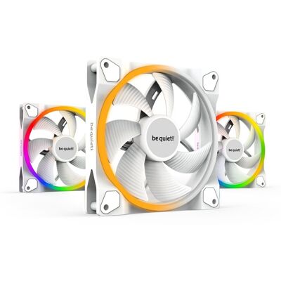 Be quiet! Light Wings White 140 mm PWM high-speed Triple Pack Be quiet! Light Wings White 140 mm PWM high-speed Triple Pack