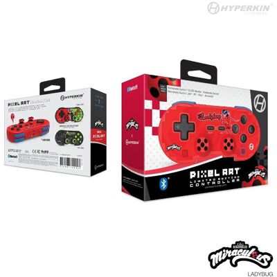 Hyperkin Pixel Art Miraculous Bluetooth Controller for Nintendo Switch/PC/Mac/Android (Ladybug) Hyperkin Pixel Art Miraculous Bluetooth Controller for Nintendo Switch/PC/Mac/Android (Ladybug)