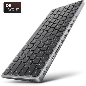 AXAGON HMC-KB-GE Keyboard Hub, USB-C 5Gbps, 3x USB-A, HDMI 4k/60Hz, SD/mSD, Audio, PD 100W AXAGON HMC-KB-GE Keyboard Hub, USB-C 5Gbps, 3x USB-A, HDMI 4k/60Hz, SD/mSD, Audio, PD 100W