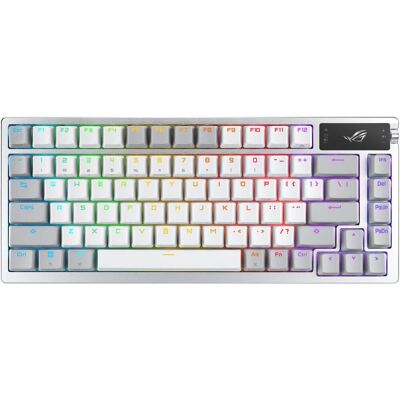 Asus ROG AZOTH Moonlight White (ROG NX Snow / PBT) - US Asus ROG AZOTH Moonlight White (ROG NX Snow / PBT) - US