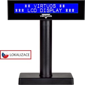 Virtuos LCD FL-2026MB 2x20 schwarz, seriell (RS-232) Virtuos LCD FL-2026MB 2x20 schwarz, seriell (RS-232)