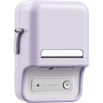 Niimbot B21 Pro lila + Etikettenrolle Niimbot B21 Pro lila + Etikettenrolle