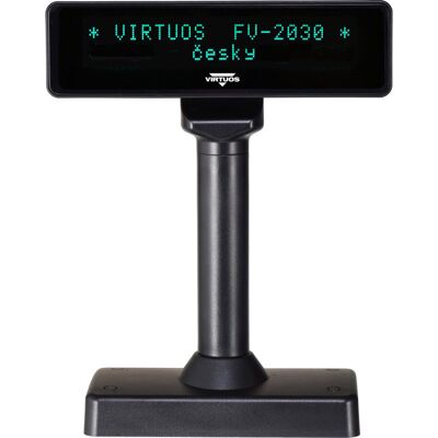 Virtuos VFD FV-2030B Schwarz, RS-232 Virtuos VFD FV-2030B Schwarz, RS-232