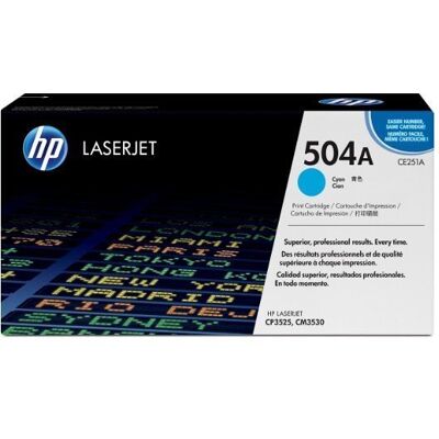 HP CE251A Nr. 504A Cyan Original HP CE251A Nr. 504A Cyan Original
