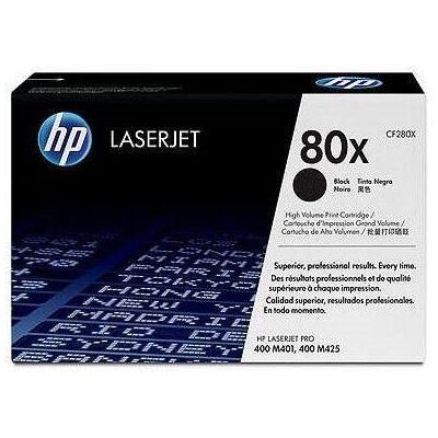HP CF280X Nr. 80X Schwarz Original HP CF280X Nr. 80X Schwarz Original