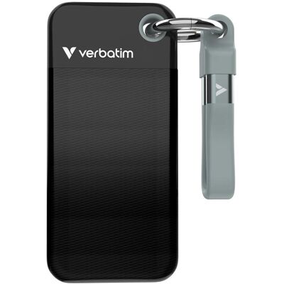 Verbatim Pocket SSD 128GB schwarz/grau Verbatim Pocket SSD 128GB schwarz/grau