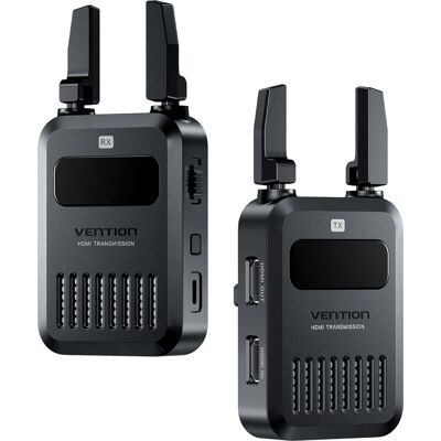 Vention Wireless HDMI Video Transmitter and Receiver Black Vention Wireless HDMI Video Transmitter and Receiver Black