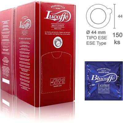Lucaffé Blucaffe, E.S.E.-Pads, 150 Stück Lucaffé Blucaffe, E.S.E.-Pads, 150 Stück