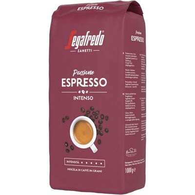 Segafredo Passione Espresso - Arabica Robusta Mischung 1kg Kaffee Segafredo Passione Espresso - Arabica Robusta Mischung 1kg Kaffee