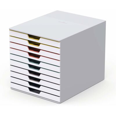 DURABLE VARICOLOR 10, 10 Schubladen, hellgrau DURABLE VARICOLOR 10, 10 Schubladen, hellgrau