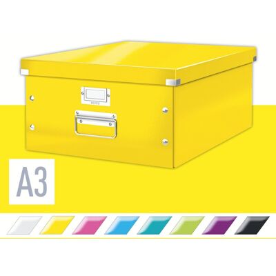 Leitz WOW Click & Store A3 36.9 x 20 x 48.2 cm - gelb Leitz WOW Click & Store A3 36.9 x 20 x 48.2 cm - gelb