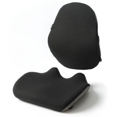 MOSH ERGO2 Set Kissen B2C + Rückenlehne H1C grau/schwarz MOSH ERGO2 Set Kissen B2C + Rückenlehne H1C grau/schwarz